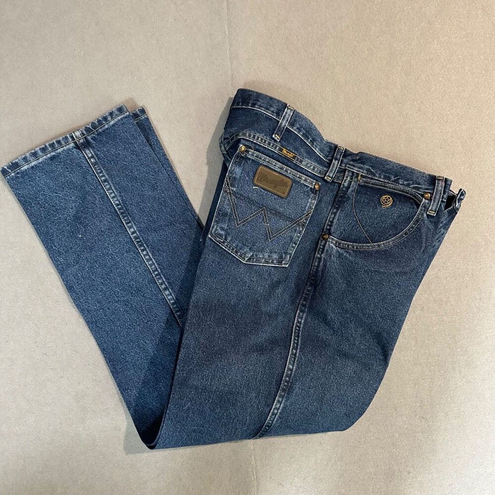 Wrangler George Strait Collection 103MGSH Jeans 33x32 Heavyweight Starched Denim